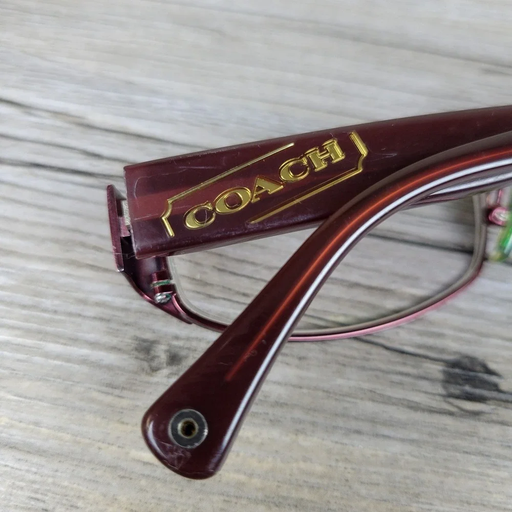 Coach Eyeglass Frames HC5019 Trista 9084 Satin Berry Rectangular Women 52-16-135